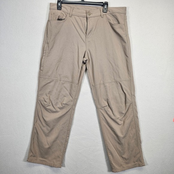 Eddie Bauer Other - Eddie Bauer Pants Mens 36x30 100% Nylon Performance Cotton Feel Side Zip 0412